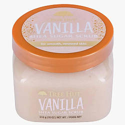 Скраб для тіла цукровий Vanilla Sugar Scrub TREE HUT 510 гр