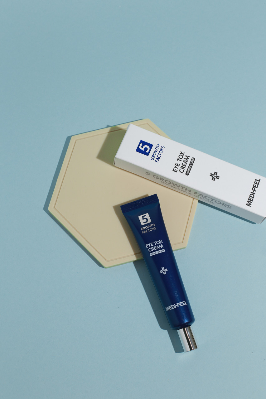 Ліфтинг Крем для очей з пептидами омолоджуючий, Medi Peel 5 Growth Factors Eye Tox Cream, 40 мл