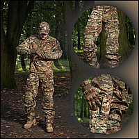 Тактический убакс и армейские штаны мультикам, рубашка и брюки военный костюм, тактическая и форменная одежда