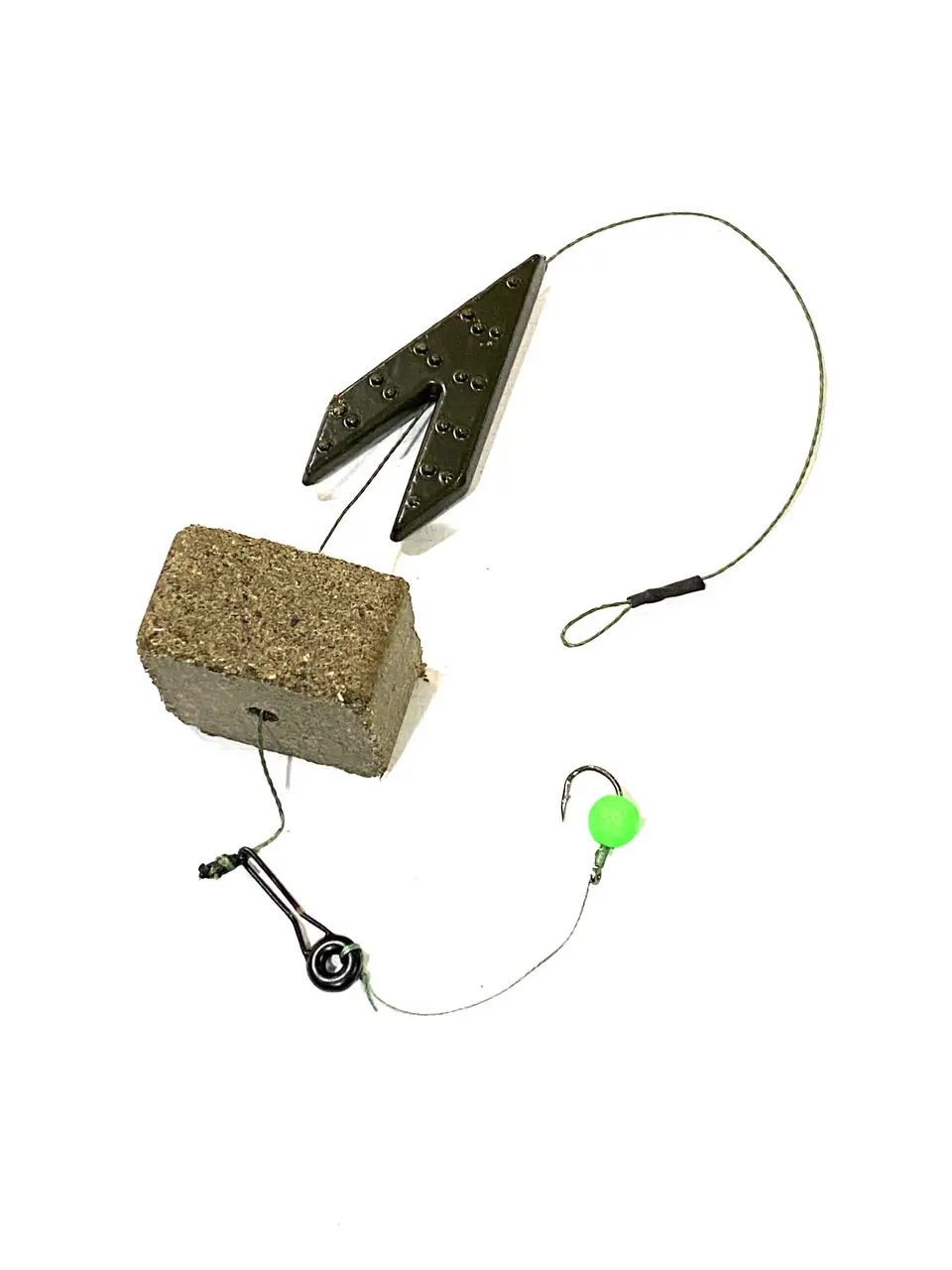 Снасть коропова Макушатник Ластівка фарбована 60г., фото 1