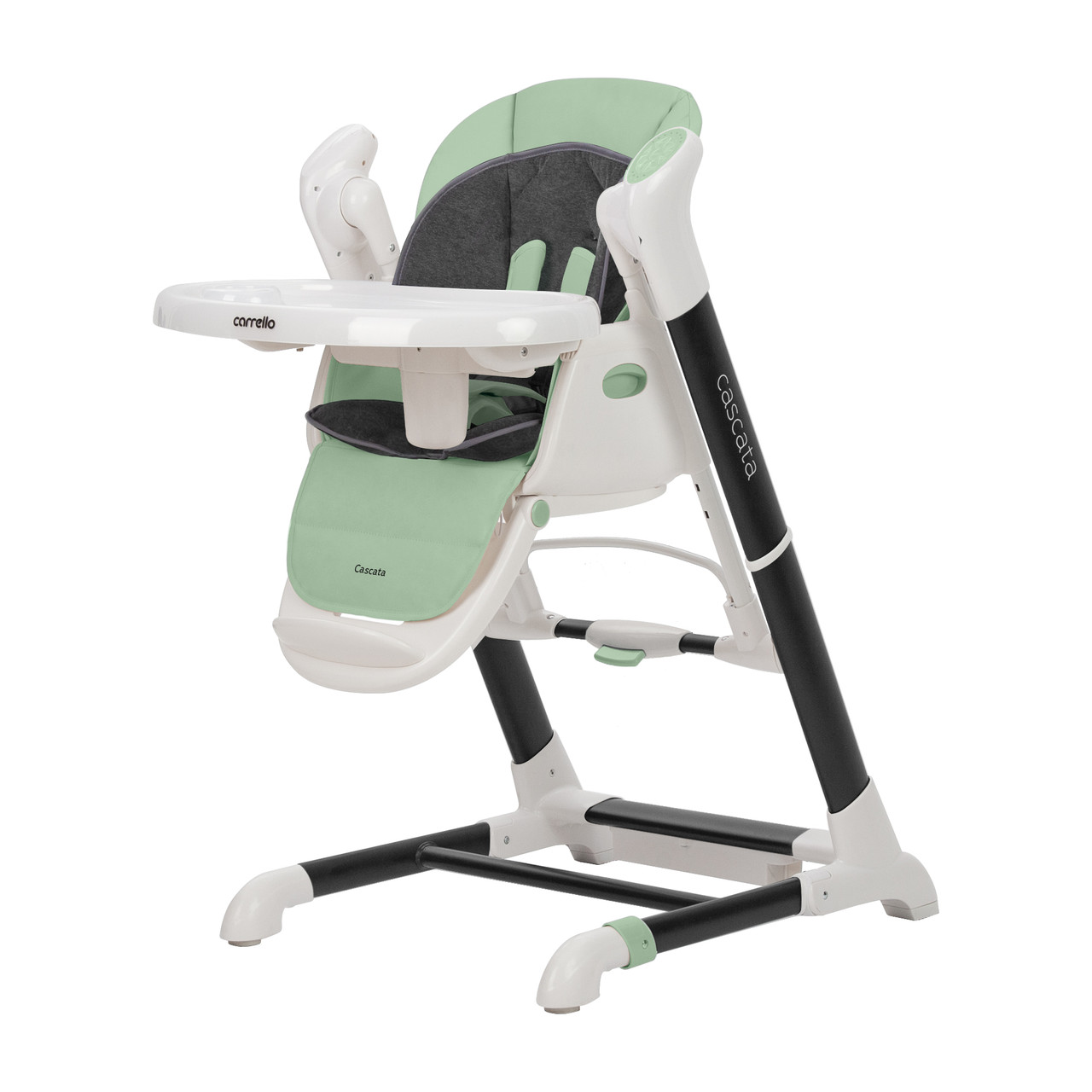 Дитячий стільчик для годування CARRELLO Cascata CRL-10303 Tropical Green Зелений | Стільчик-гойдалка, шезлонг, фото 1