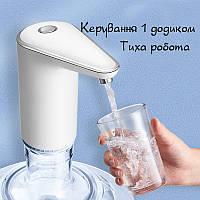 Електрична помпа акумуляторна для води Aqua Pump C060-K0202 білий