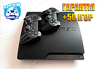 PlayStation 3 Slim на 500 gb (+ 50 ігор) Два Джойстика