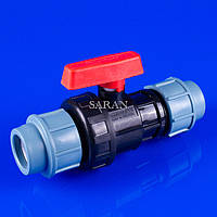 Крани кульові для ПНД труб