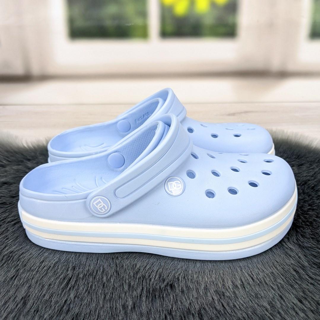 Сабо крокси жіночі піна блакитні (ірис) Даго Стиль 4399