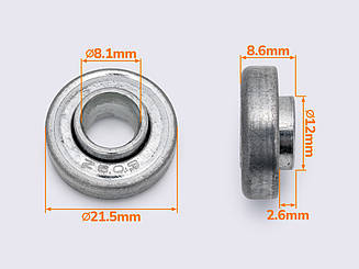 Підшипник для колеса 21.5*8.1*2.6 мм (ART-11)