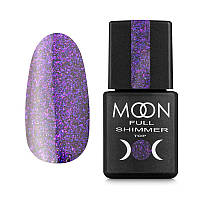MOON Full Shimmer Top №1031 - топ с фиолетовым жемчужным микроблеском, без липкого слоя, 8 мл
