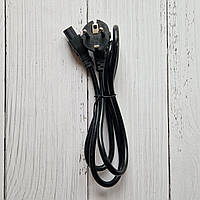 Сетевой кабель питания для ноутбука Laptop / шнур C5 250V 10A 1.2м Черный