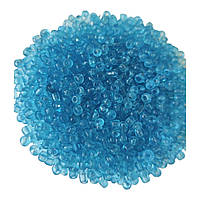 Бісер дрібний 12/0 Блакитний прозорий 25 грам ( №3в )арт. 12-3в
