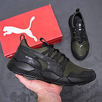 Чоловічі шкіряні кросівки Tactical Olive