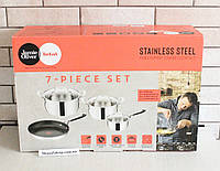 Набір посуду Tefal E314S774 Jamie Oliver Kitchen Essential 7 предметів.