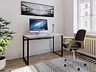 Письмовий стіл лофт з ЛДСП стільницею Робочий стіл для ноутбука шириною 120 см Комп’ютерні столи loft, фото 4