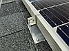 Алюмінієва безпрофільна система кріплень сонячних панелей на дах з бітумної черепиці або металопрофілю, фото 6