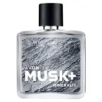 Туалетна вода avon Musk+ Mineralis для Нього, 75мл avon ейвон