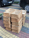 Торгові лотки з лози. 25х30см. Н-20см., фото 3