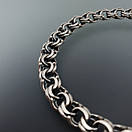 Срібний браслет Бісмарк. Красивий чоловічий браслет. 23,5 розмір, фото 6