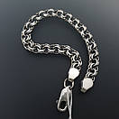 Срібний браслет Бісмарк. Красивий чоловічий браслет. 23,5 розмір, фото 9