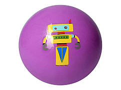 Мяч дитячий 5 дюймів Робот вага 40г фіолетовий MS 1910 ТМ КИТАЙ