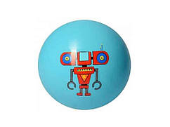 Мяч дитячий 5 дюймів Робот вага 40г блакитний MS 1910 ТМ КИТАЙ