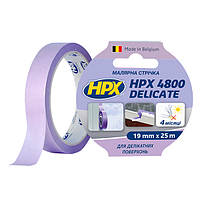 Малярська стрічка HPX 4800 Delicate, 19мм х 25м, пурпурна