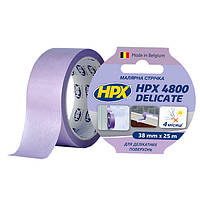 Малярська стрічка HPX 4800 Delicate, 38мм х 25м, пурпурна