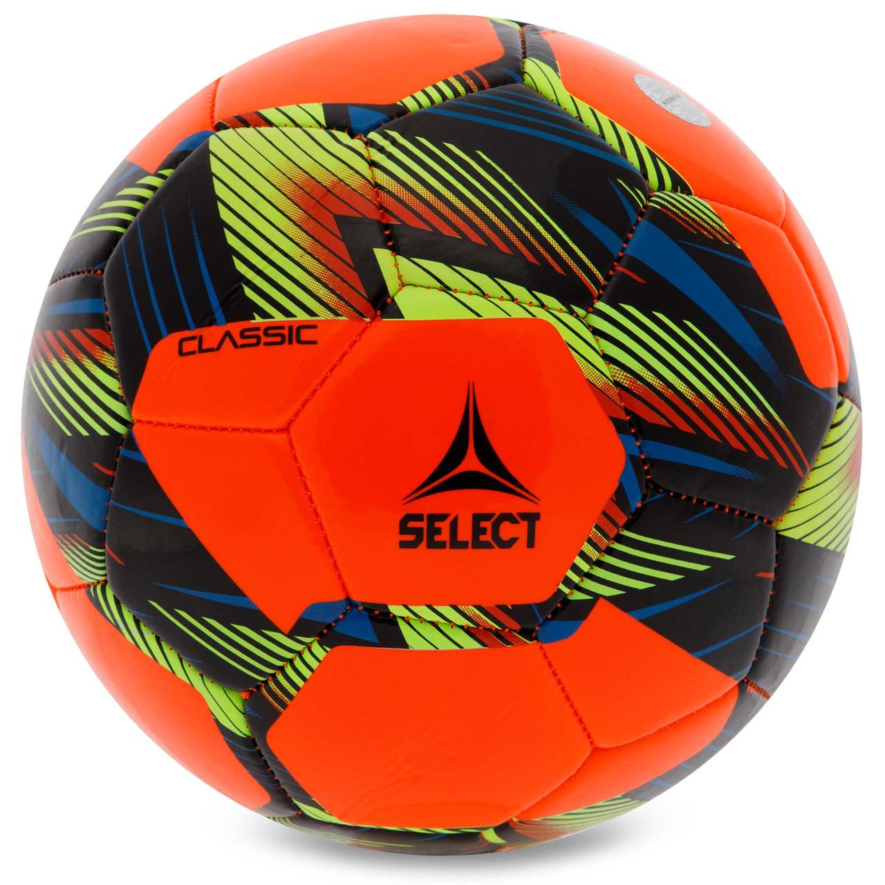 М'яч футбольний №5 SELECT CLASSIC V23 CLASSIC-5BK помарнчевий-чорний