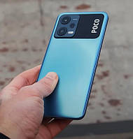 Мобильный телефон поко батареей Xiaomi Poco X5 5G 6/128GB Global NFC смартфон голубого цвета