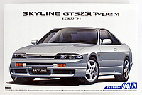 Збірна модель авто AOSHIMA NISSAN SKYLINE GTS25t Type M ECR33'94 1:24