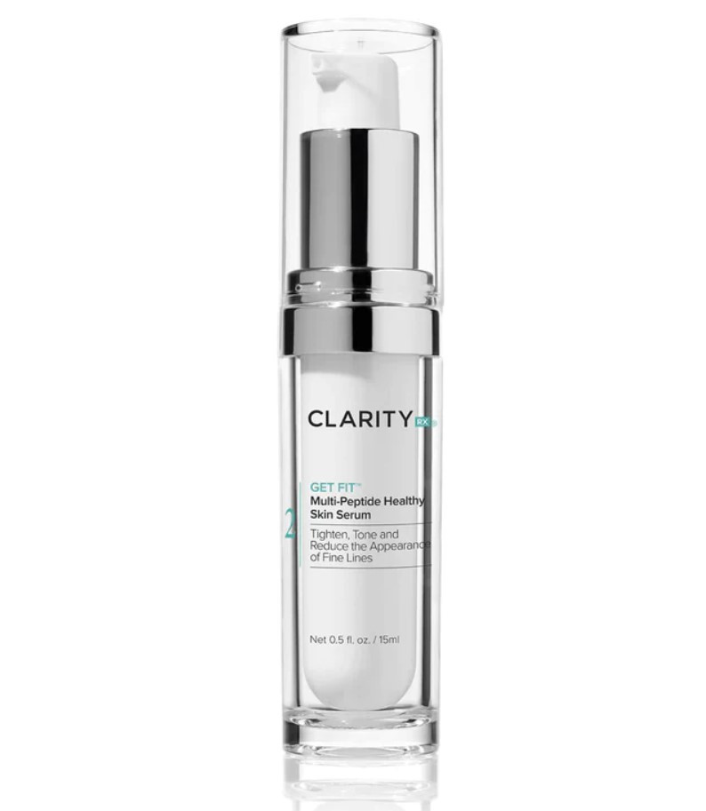 Мультипептидна антивікова сироватка для обличчя ClarityRx Get Fit Multi-Peptide Healthy Skin Serum 15 мл, фото 1