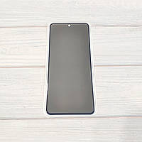 Защитное стекло Антишпион для Xiaomi Redmi 12 Full Glue Черное
