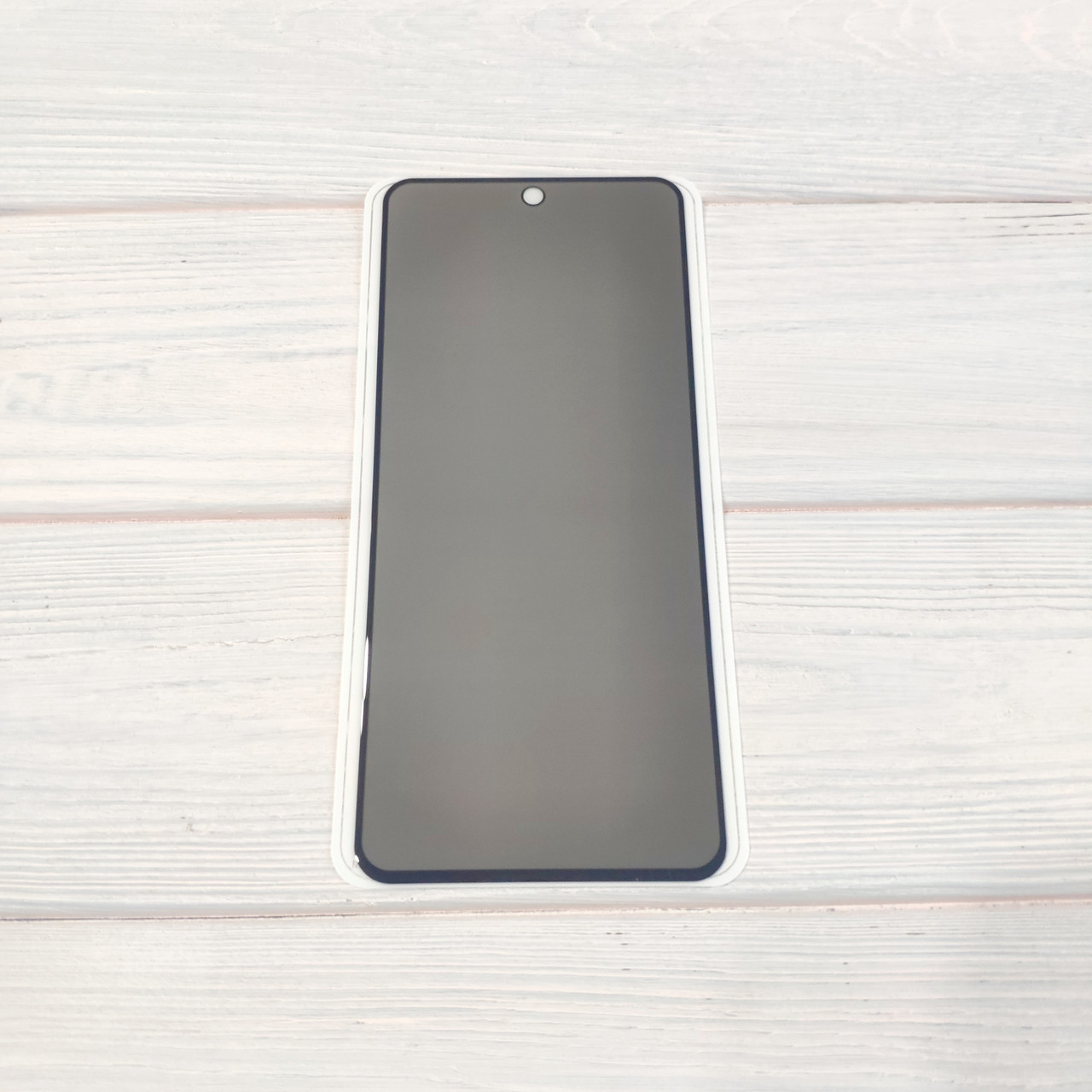 Захисне скло Антишпигун для Xiaomi Redmi 12 Full Glue Чорне
