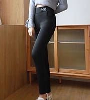 Жіночі зимові легінси HG (розмір L, талія: 62 см, стегна: 78cm, довжина штанів: 93см), фото 9