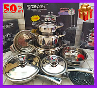 Набір кухонного посуду Zepter 18 предметів Набори кухонного посуду для приготування їжі hjk