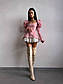 Коротка сукня з об'ємними рукавами і короткою спідницею з воланом (р. S, M) 66PL5537Е, фото 7