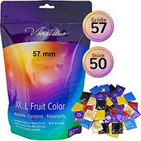 Презервативи - Vibratissimo XX ... L Fruit Color, 57 мм, 50 шт.