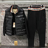 Чоловічий жилет BURBERRY CK7400 чорний  М, фото 3