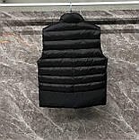 Чоловічий жилет BURBERRY CK7400 чорний  М, фото 2