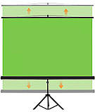 Фон для стріму Хромакей MOZOS Green Screen 150х185 см, фото 3