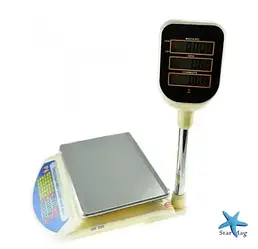 Електронні торговельні ваги Promotec PM 5052 настільні ваги зі стійкою 40 кг