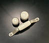 Ручка-кнопка метал із керамікою GU-P8804 старе срібло діаметр 30 мм, фото 8