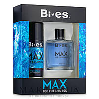 Подарочный набор MAX мужской (лосьон после бритья + дезодорант) BI-ES