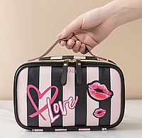 Косметичка Make up bag BLACK на молнии с одним отделением