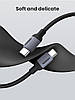 Кабель зарядный UGREEN 60W PD USB C to USB C Data Transmission Cable 0.5 м Black (US563), фото 3