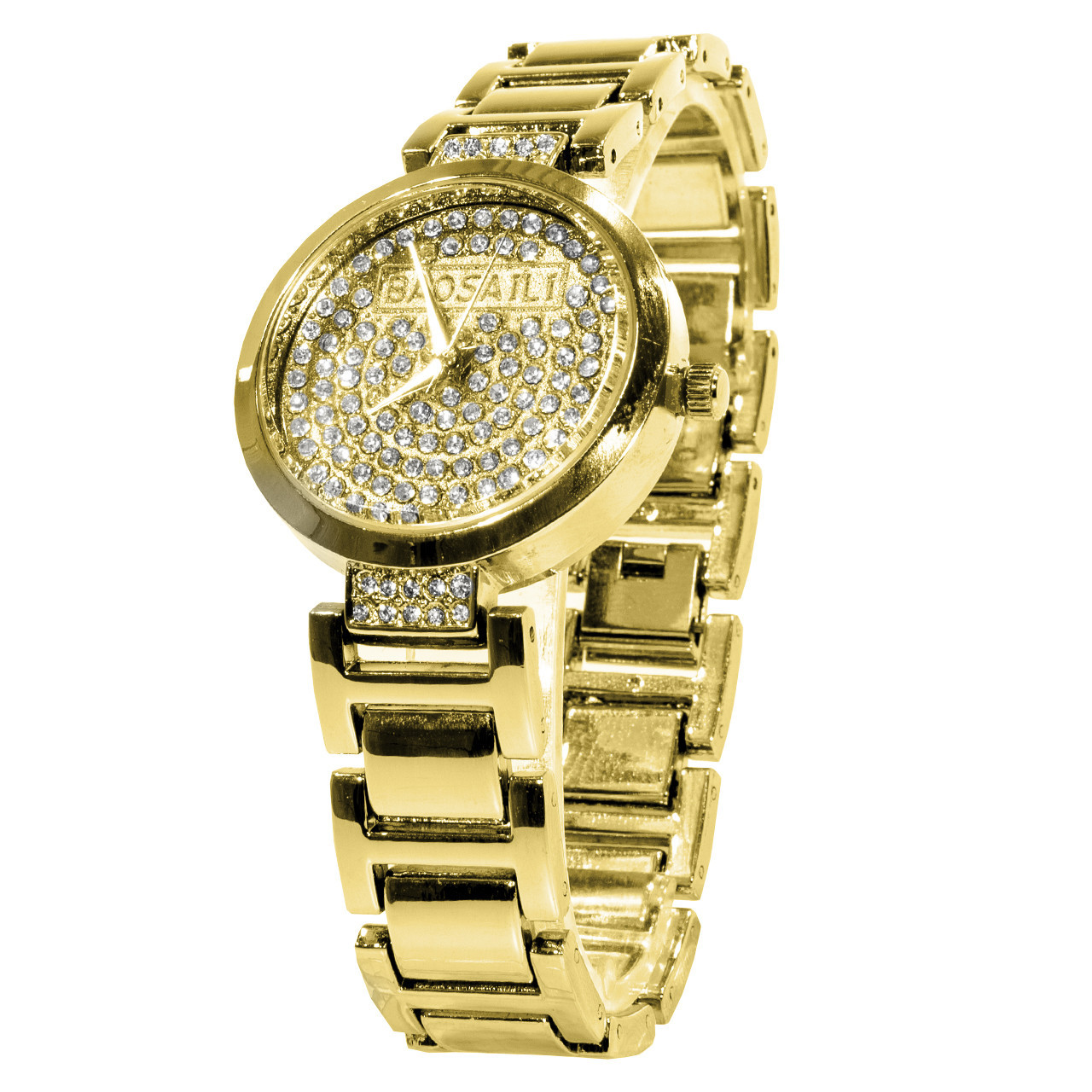 Наручний годинник Baosaili KJ805 Gold жіночий кварцовий з камінням (3081-8903)