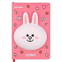 Блокнот-сквіш А5 YES Line Friends.Cony 128 аркушів 151788