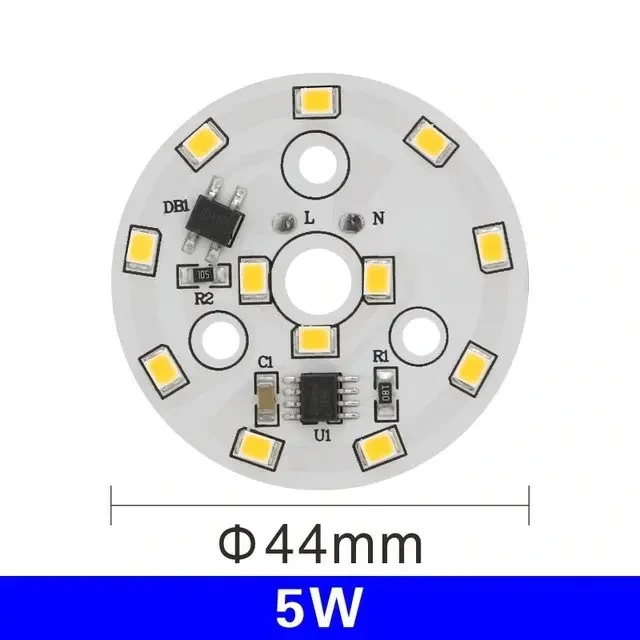 Светодиодный модуль DIY SMD 5Ватт 220V для ремонта потолочного ...