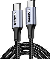 Кабель зарядный UGREEN USB C to USB C 100W Fast Charge Cable 0.5 м Black/Gray (US316)