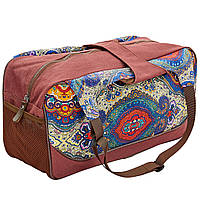 Сумка для фитнеса и йоги Yoga bag KINDFOLK FI-8366-4 размер 19смх50х33см Темно-синий-фиолетовый (AN0685)