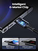 Кабель зарядний UGREEN USB C to USB C Charger Cable 100 W кабель для швидкого заряджання 0.5 м Black (US555), фото 5