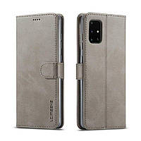 Чехол-Книжка iMeeke для Samsung Galaxy A31 цвет Серый
